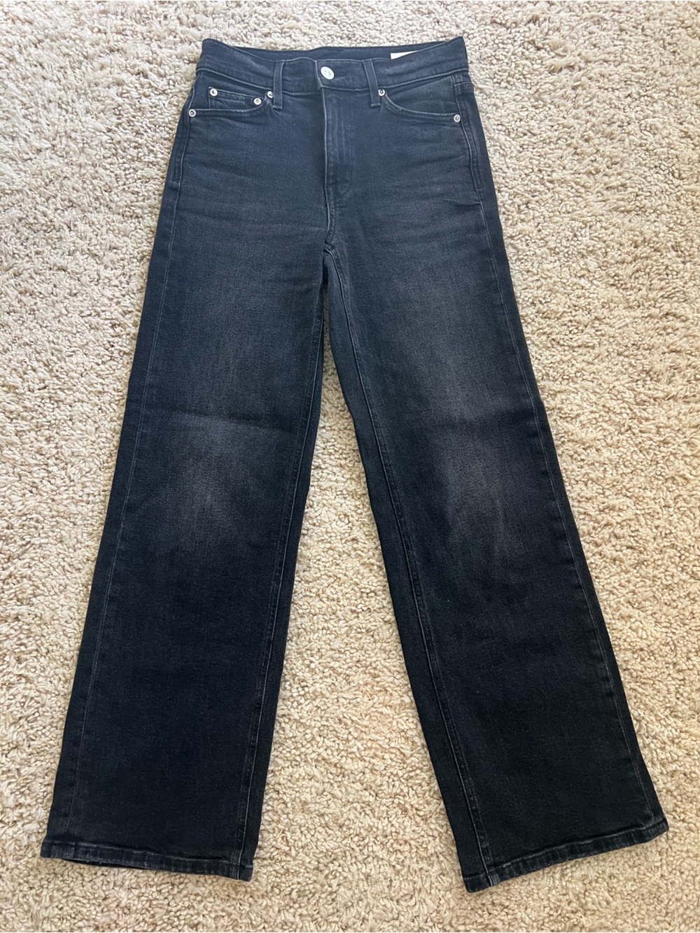 AYR Secret Sauce Women’s Black Straight Leg Jeans - Date Night - 24s